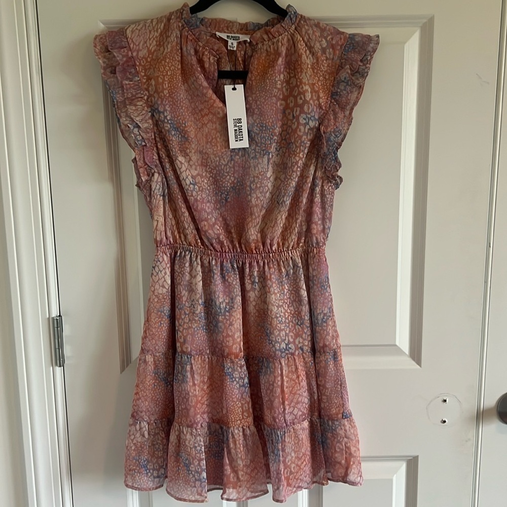 NWT BB DAKOTA Women's Dreaming of Waves Boho Dress Size Small